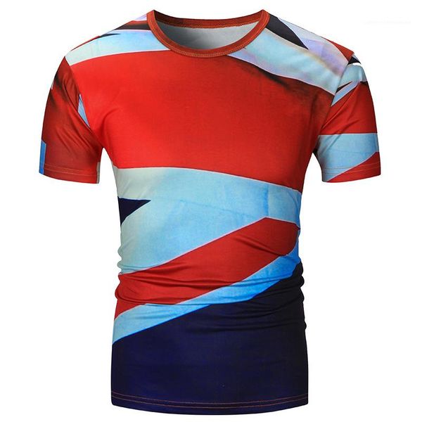 

3d print casual tees slim fashion crew neck male clothing mens 2020 luxury designer tshirts summer, White;black
