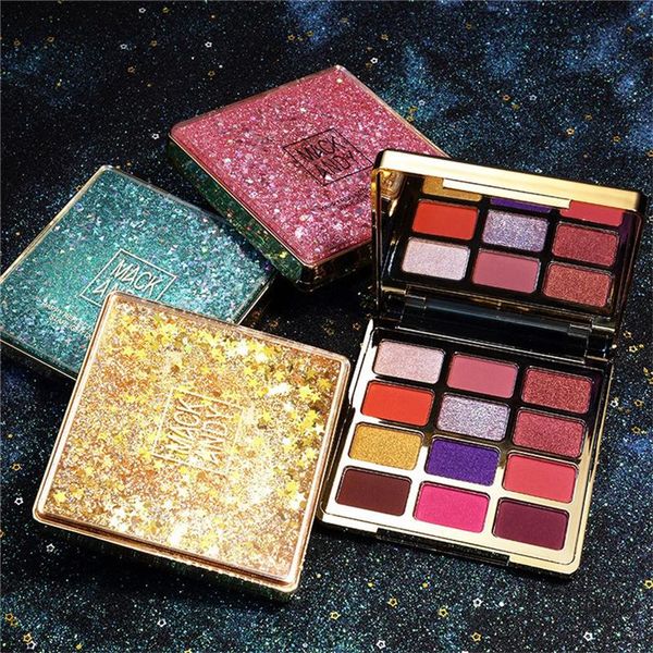 

portable 12 colors eye shadow pallete highlight eyeshadow highlighter makeup eye shadow pallete waterproof cosmetics