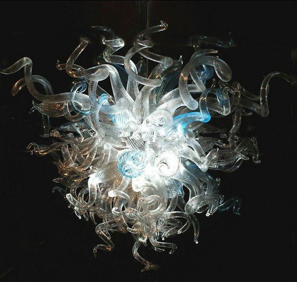 

new handmade blown glass chandelier l decoration chihuly style murano borosilicate glass ceiling light for sale