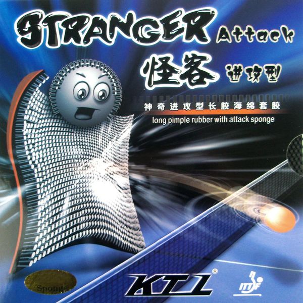 

ktl stranger attack long pips-out table tennis pingpong rubber with sponge
