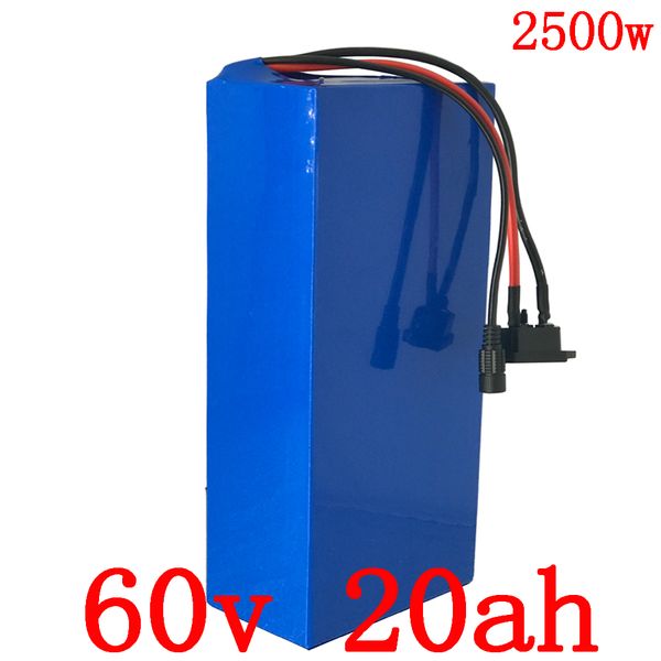 

60v battery pack 1500w 2000w 2500w lithium 20ah electric bike scooter tax