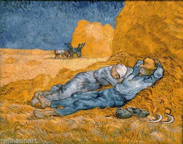 

noon, rest from work by vincent van gogh home wall art decor handcrafts /hd print oil painting on canvas wall art canvas pictures 190902