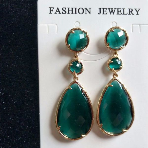 

shining stone fresh colors earing party fashion earring precious jewelry for women summer earrings, Silver