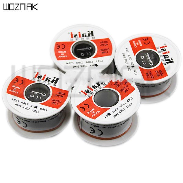 

kaisi 50g сварочный флюс 1.2% тонкая проволока оловянный припой проволока sn60 / pb40 для точных сварочных работ 50 г 0.3мм 0.4мм 0.5мм 0.6м