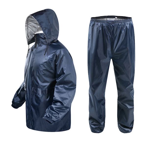

multifunction motorcycle raincoat sets bicycle poncho windcoat jacket windproof bike waterproof outdoor sports rain suits, Black