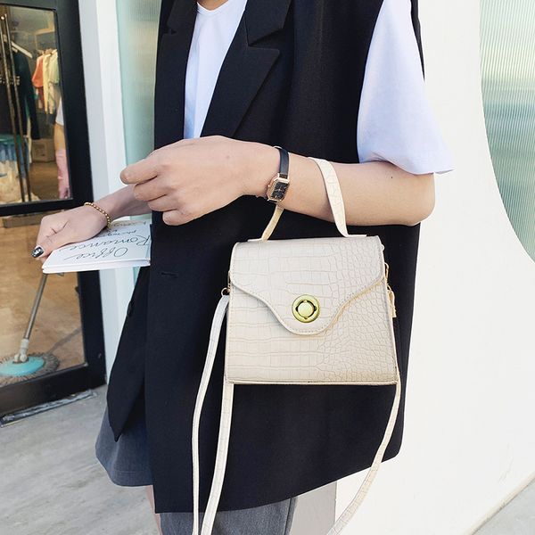 

2020 new ladies shoulder bag fashion small fresh stone diagonal bag handbag korean small square