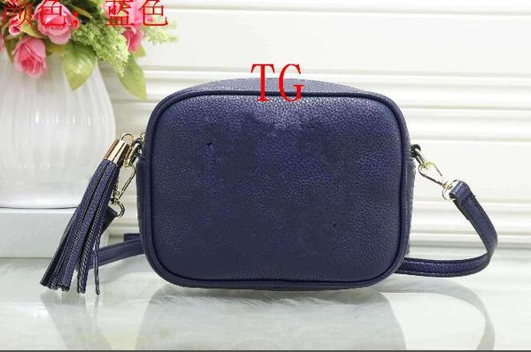 

4 colors new style womens fashion women designer leather tassel soho bag disco shoulder bag purse handbags with dust bag