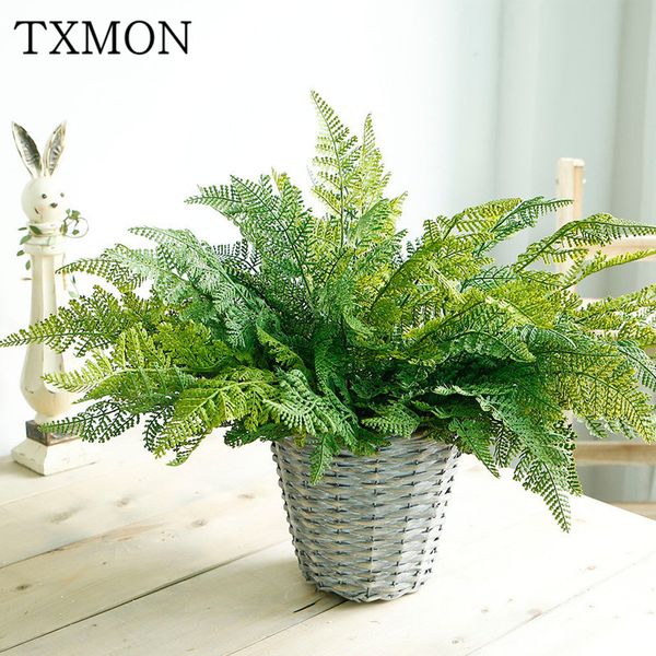 

simulation fake flower fishtail pineapple leaf persian leaf wedding accessories home decoration indoor simulation plant wall