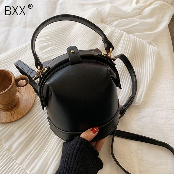 

bxx] solid color pu leather crossbody bags for women 2020 spring shoulder messenger bag female travel handbags and purses hl368