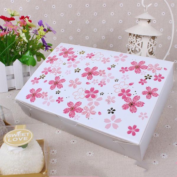 

sakura moon cake box tart puff packaging gift box wedding party decoration chocolate muffin biscuits for cookie package