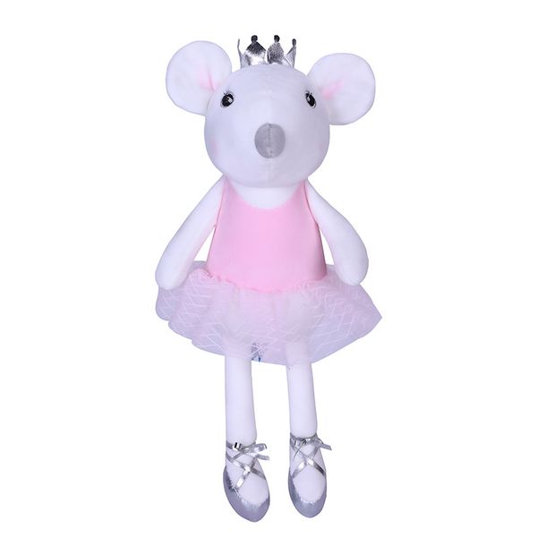 

cute elegant ballet dancing mouse doll pink princess rat lucky event gift