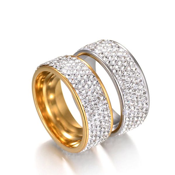 

1 pcs stainless steel wedding bands couples ring classic design valentine day gifts kqs8, Silver