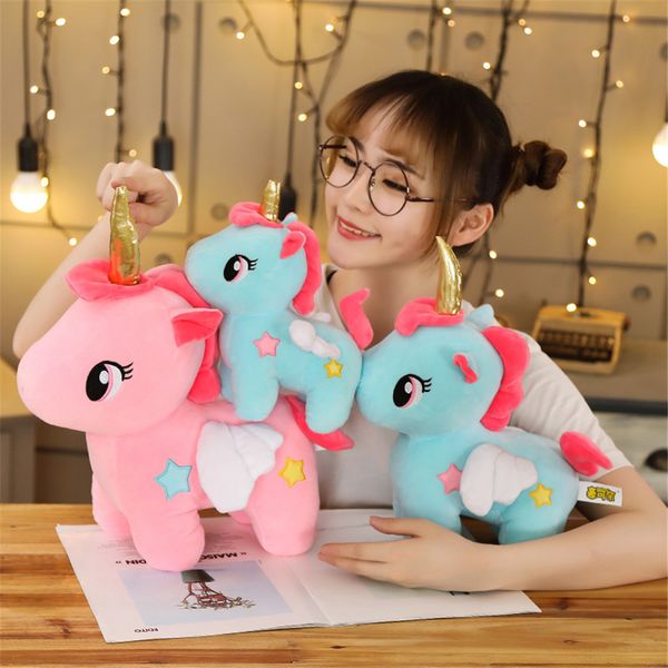 

soft unicorn plush toy baby kids appease sleeping pillow doll animal stuffed plush toy birthday gifts for girls children