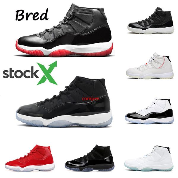

bred 11 mens basketball shoes 11s concord gamma blue unc navy gum heiress platinum tint cool grey men trainer sports sneakers