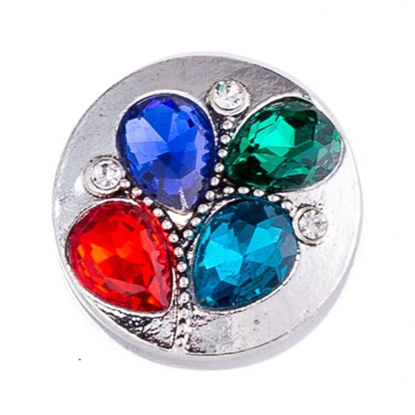 

snap button 18 mm metal snaps for snaps bracelets fit ginger jewelry 5pcs/lot tz9213, Black