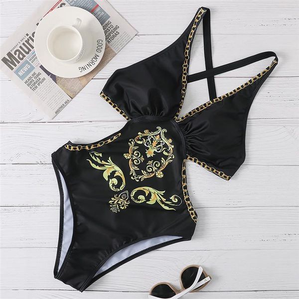 

bikini backless bathing suits lady beach one piece swimsuit female swimming clothing womens summer designer, White;black