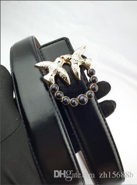 

fashion quality designer belt, women's jeans belt style, for men and women metal buckle belt width 3.4cm, Black;brown