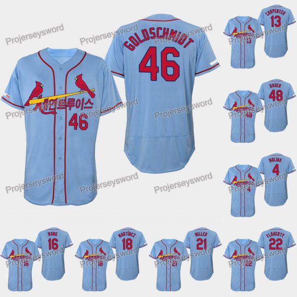 

St. Louis Paul Goldschmidt 2019 Asian Heritage Month Relate Cardinals Jerseys Yadier Molina Carlos Martinez Dexter Fowler Harrison Bader