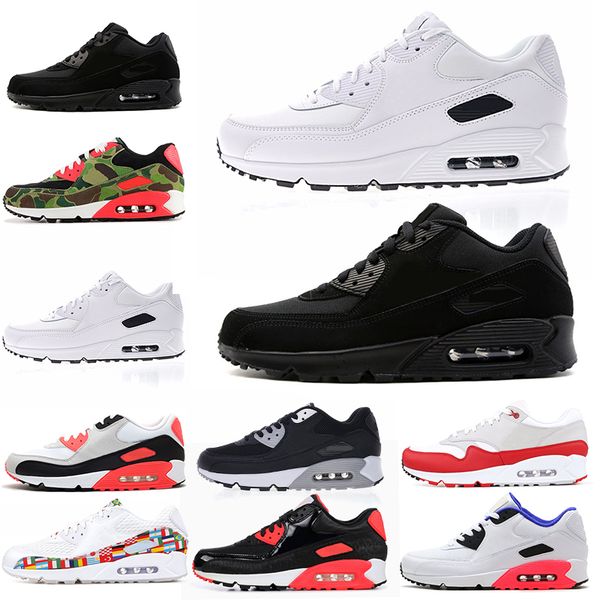 

Nike air max 90 Мужская дизайнерская обувь кроссовки 90-х годов инфракрасный тройной белый розовый черный крокодил марка открытый Tainer женщины спортивные кроссовки бесплатная