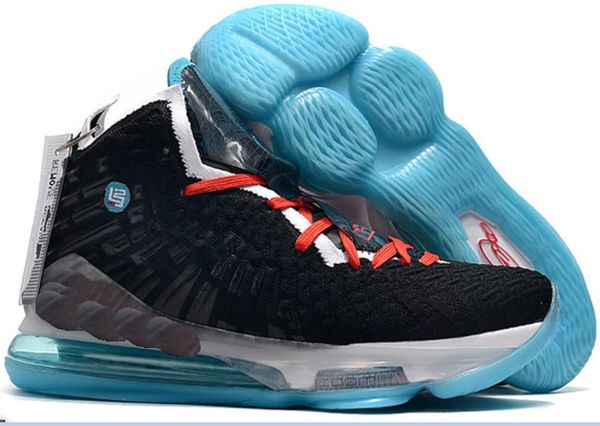 

wholesale new mens lebrons 17 xvii basketball shoes for sale lbj retro lebron james 17s mvp bhm oreo sneakers boots us 7-12 04, Black
