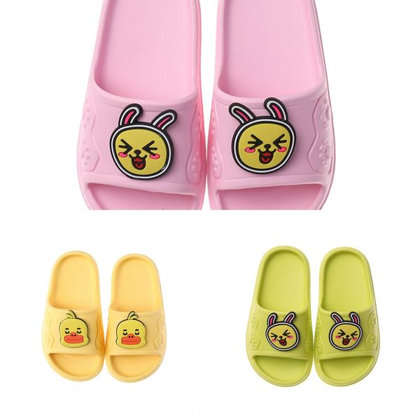 

2020 children children sandals children' slippers children' cartoon cute indoor home anti-skid soft sandals slippers, Black;grey