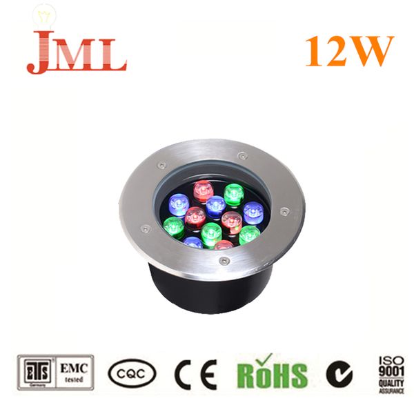 

jml ground lamps 12w ip67 waterproof outdoor lighting 12v 24v 85-265v led deck light recessed stair underground lamp