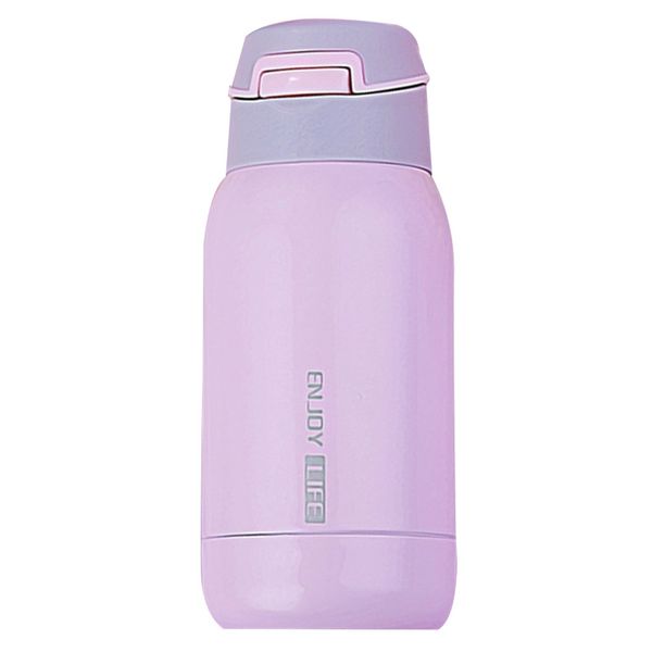 

260ml нержавеющей стали колба one press вакуумных бутылки термосы солома спорт бутылка костюм для мешка другой посуды столовой