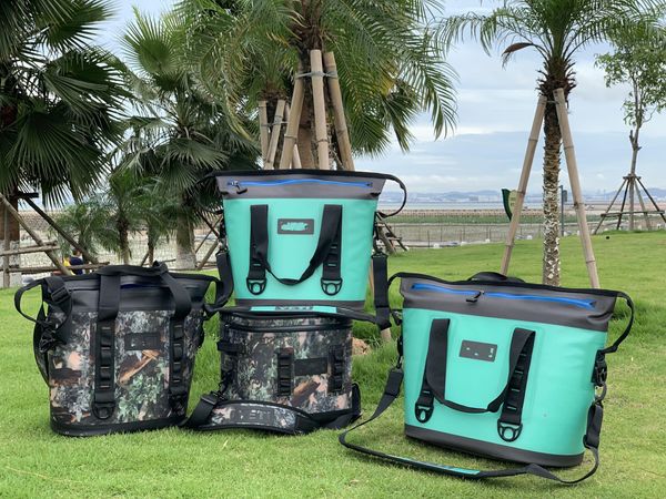 

30cans of ice packs yt outdoor picnic vacuum insulation pack tpu wide mouth big capacity ice bucket waterproof bag incubator cooler ice bag