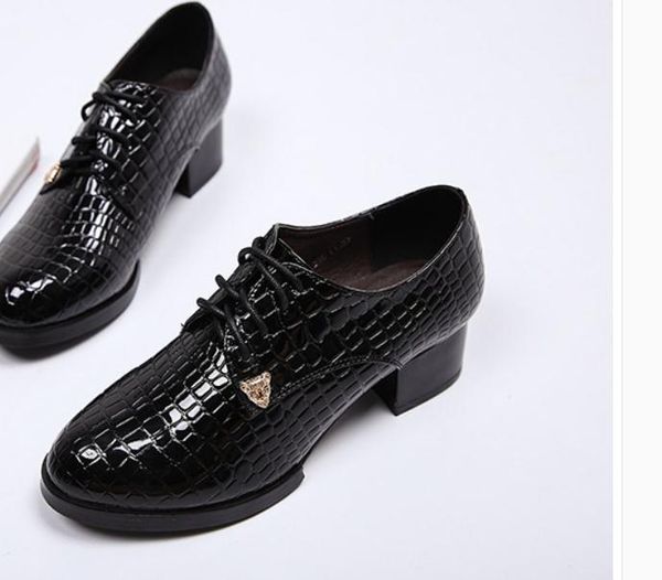 

2019 women's shoes in spring and autumn with new high heel coarse heel round head @qqqwertttt610610, Black