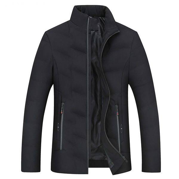 

80% white duck down jackets men,men's thicked coat,parkas men size l-xxxl 1009, Black
