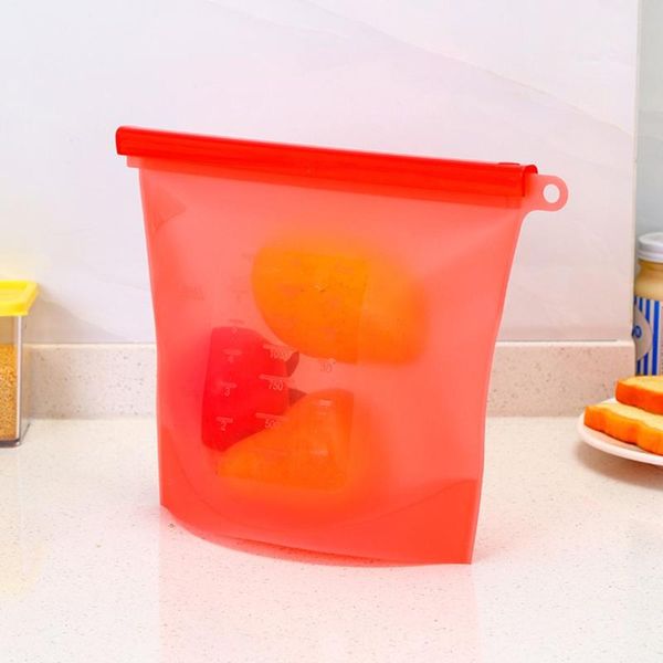 

silicone preservative bag vacuum seal bag ing refrigerator fruit 1500ml