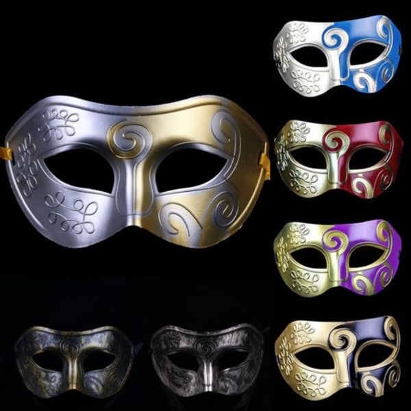 

black simple & elegant masquerade for men mask costume prom party mask