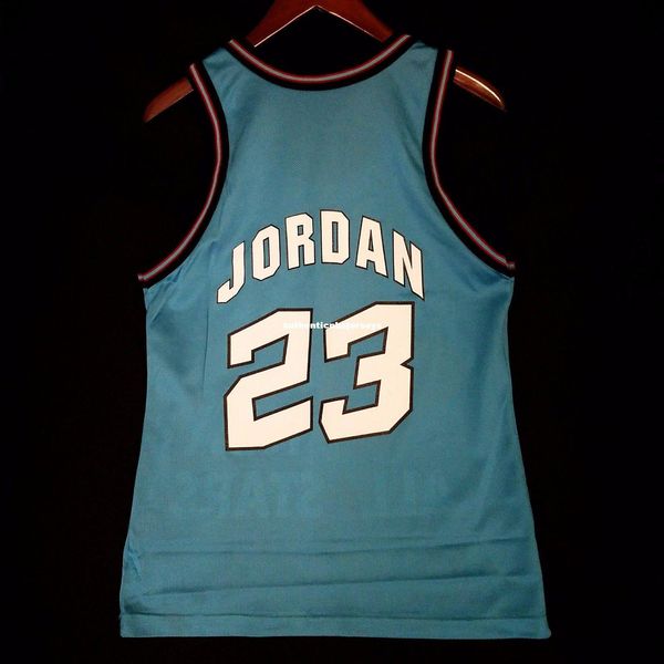 

100% stitched michael champion 1996 jersey - 96 mens vest size xs-6xl stitched basketball jerseys ncaa, Black;blue