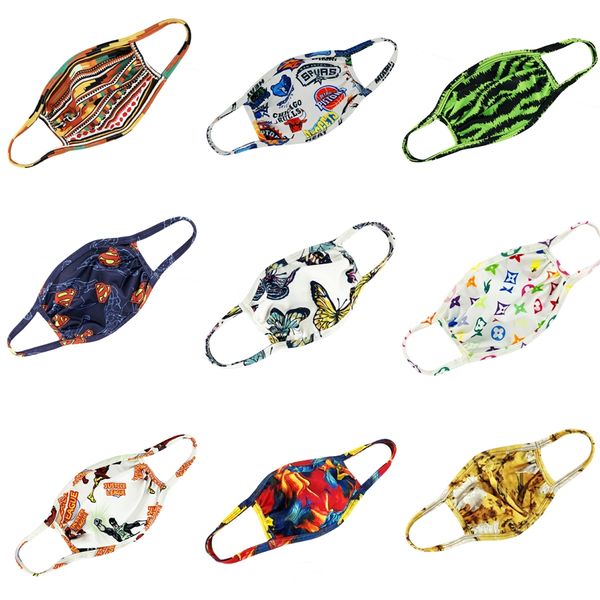 

washable face masks reusable blue mask pink pm2.5 breathing valve masks thick 2 carbon filter protective cotton designer printed #618, Black