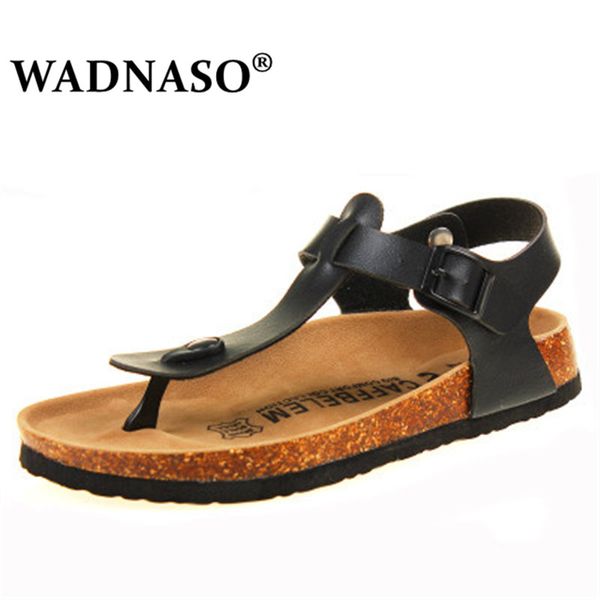 

summer beach cork slippers sandals casual double buckle clogs sandalias men slip on flip flop shoe drop shipping black