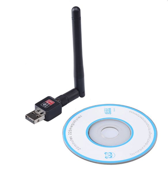 

mini 300mbps usb wifi wireless adapters network networking card lan adapter with 2dbi antenna for computer accessories 2020