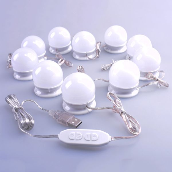 

Свет зеркала для макияжа с подсветкой в ​​голливудском стиле Комплект светодиодных зеркал для тщеславия