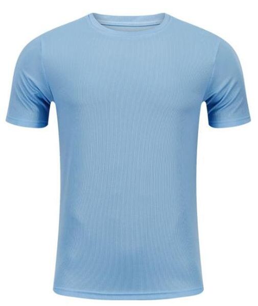 

2019 men's tight clothes running short-sleeved quick-drying t-shirt 2258, Black;blue