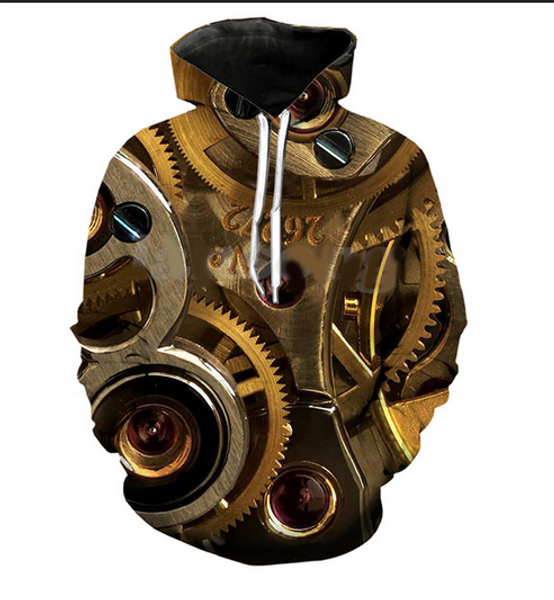 

new fashion cool sweatshirt hoodies 3d print mens womens casual car engine style streetwear clothes rl0217, Black