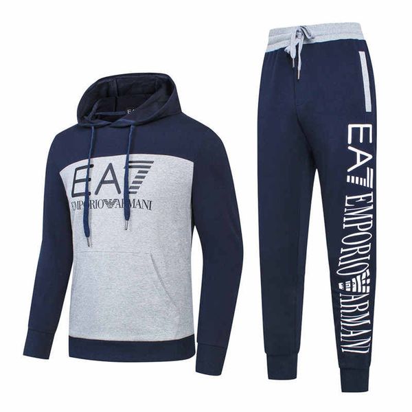 

8826 men 039 new cotton fa hion logo pattern printing ca ual port hooded weater uit jogging uit tide