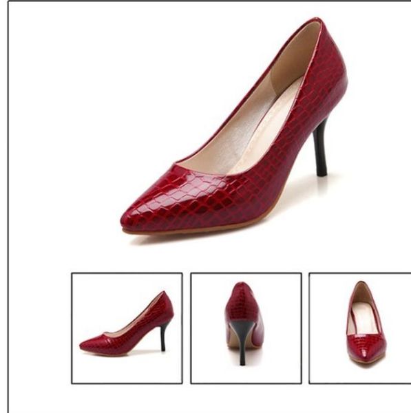 

2020 spring and autumn with new style fashion high heel fine heel pointed end women's shoes @awyui206, Black