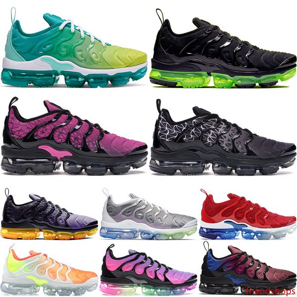 

plus tn rainbow running shoes mens bumblebee be true grape triple black designer shoes womens sherbet team red black white sneakers 36-45