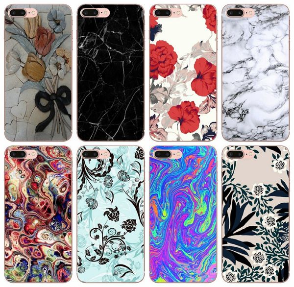 

[tongtrade] cartoon marbling marble grain stone blossoms case for iphone 8s 7s 6s 5 plus x xs 11 pro max samsung s10 plus case