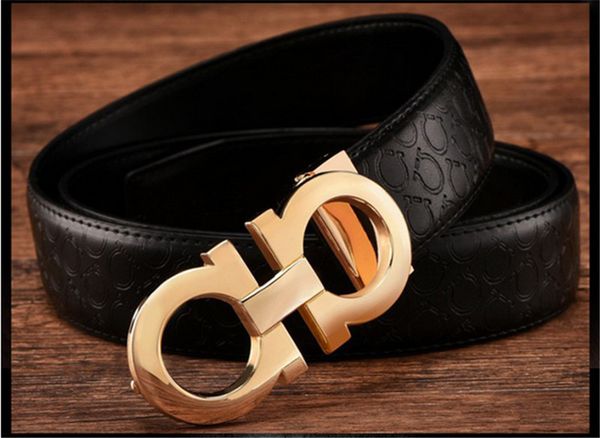

fashion designer genuine leather belts men accessories high qualtiy luxruy brand leather belts alloy smooth belts for men a-110b, Black;brown