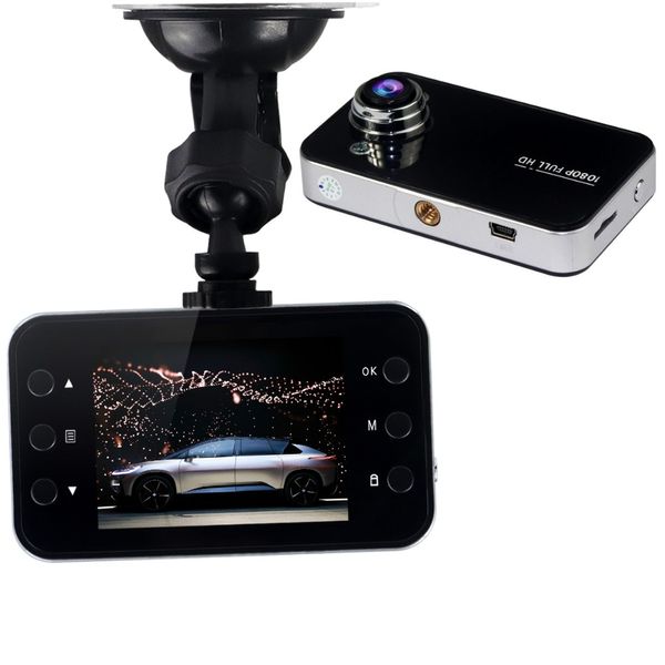 

led light night vision car video recorder car dvr dash cam hd 720p cycle recording motion detection g-sensor driving recording
