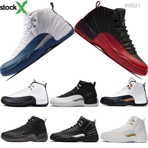 

мужские 12s cny баскетбол обувь такси черный белый мастер flu game gamma французский синий плей-офф дешевые спортивные тренажеры кроссовки р, Black