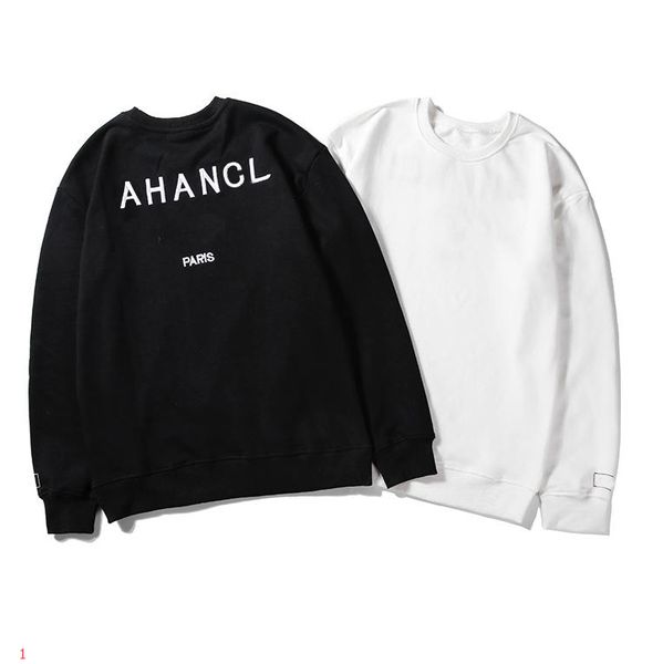 

марка женщины hoodie luxury solid color фуфайки мужской мужчины дизайнер толстовки топы мужская одежда размер m-2xl yf19781, Black