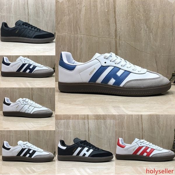 

дешевые samba rose men luxury кожа повседневная обувь газель og черный белый синий мужские кроссовки спорт размер 5-11