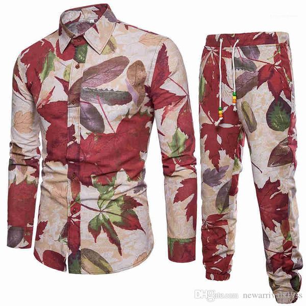 

long sleeve floral suits mens fashion plus size shirts male casual suits fashion print mens shirt suits casual, White;black