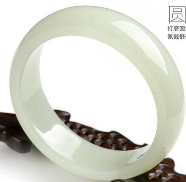 

jade pico xinjiang hetian jade bai yuquan pulsera natural jade pulsera femenina pulsera enviar novia con certificado, Black
